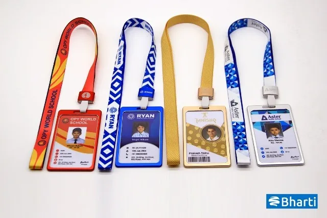 Multicoloured Satin Lanyard for School Colleges