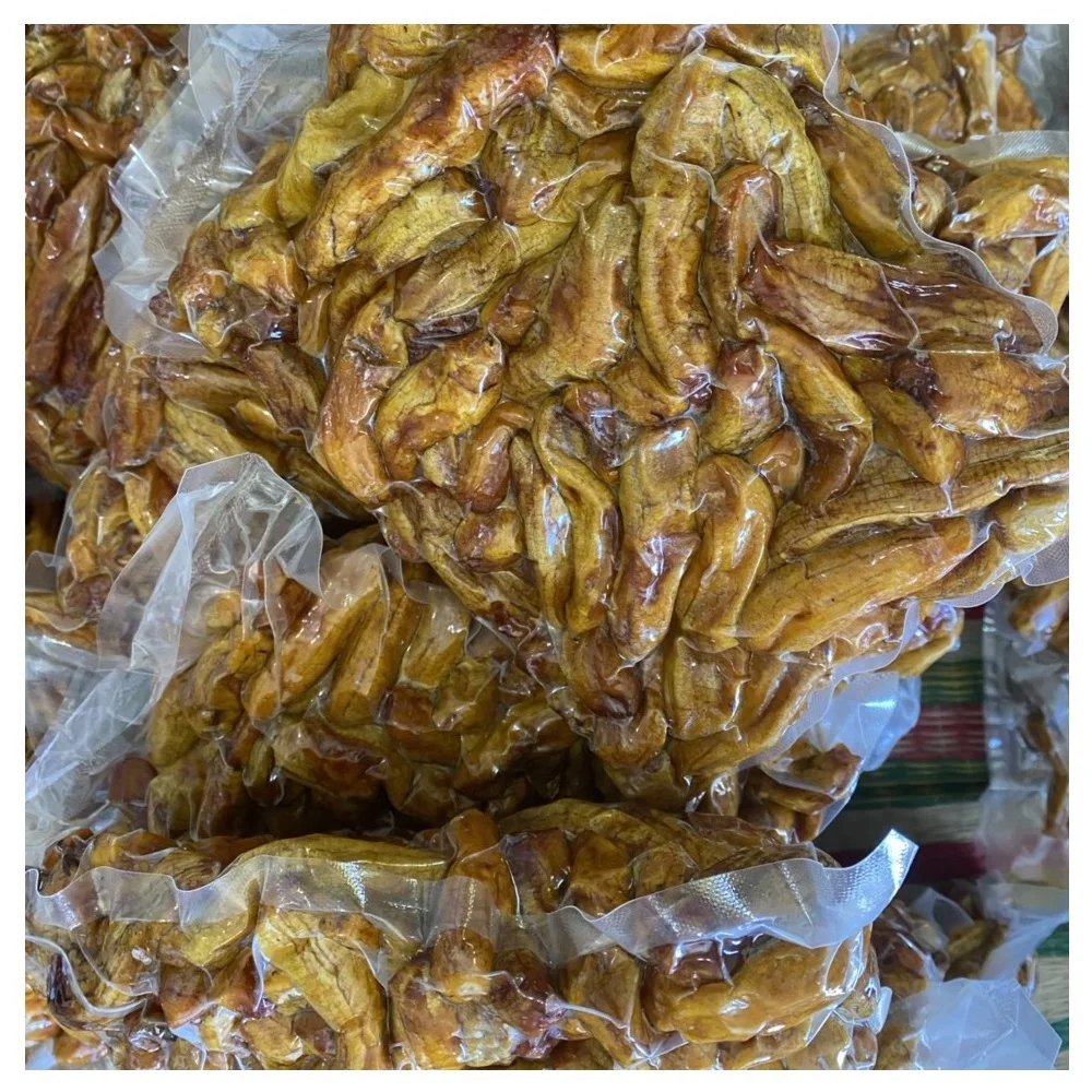 Food & Beverage Premium Long Shape Open Air Type Snack Dried Whole Banana With Sweet Taste Low Sugar For Health From Vietnam