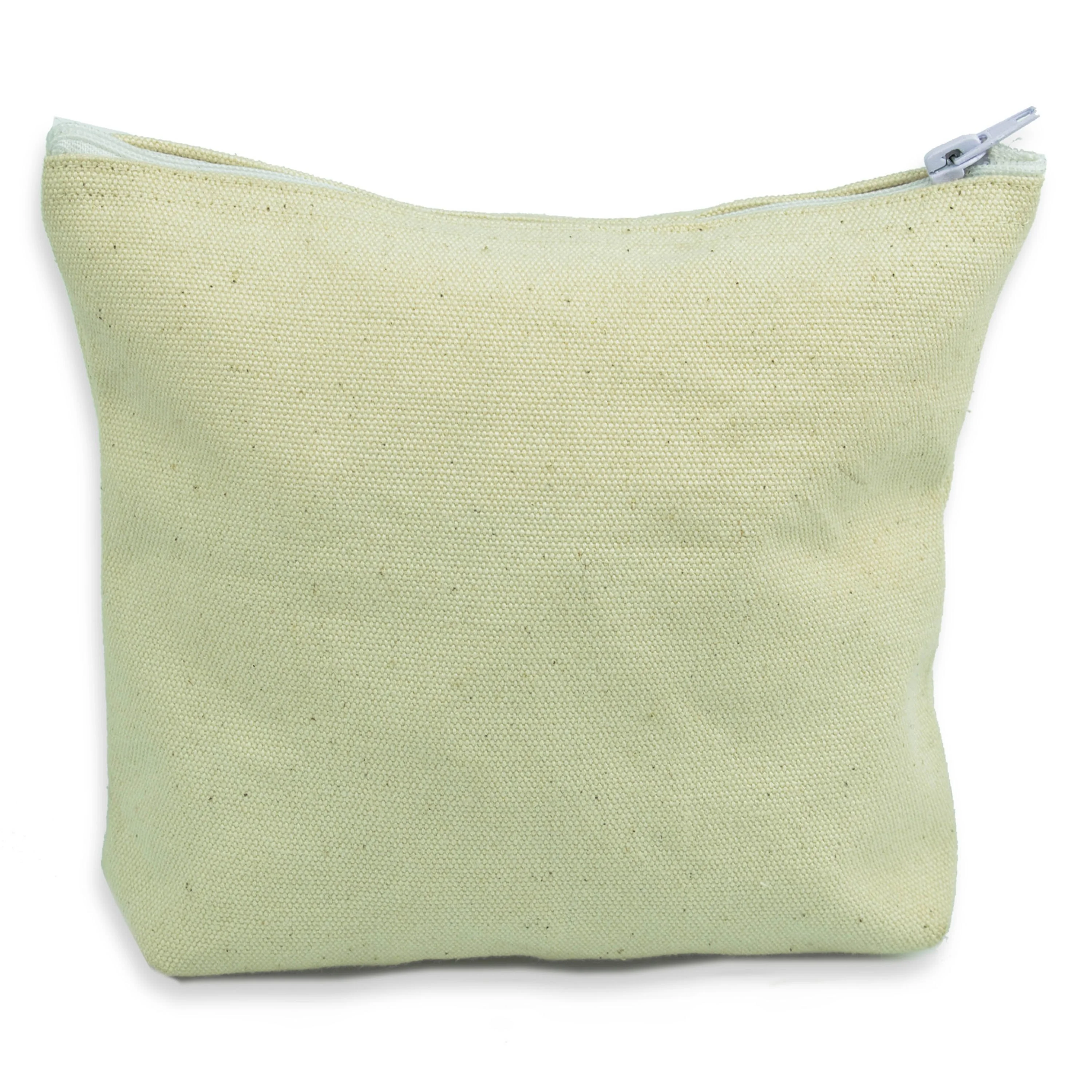 Canvas Zipper Pouch Cosmetic Bags Makeup Pouches