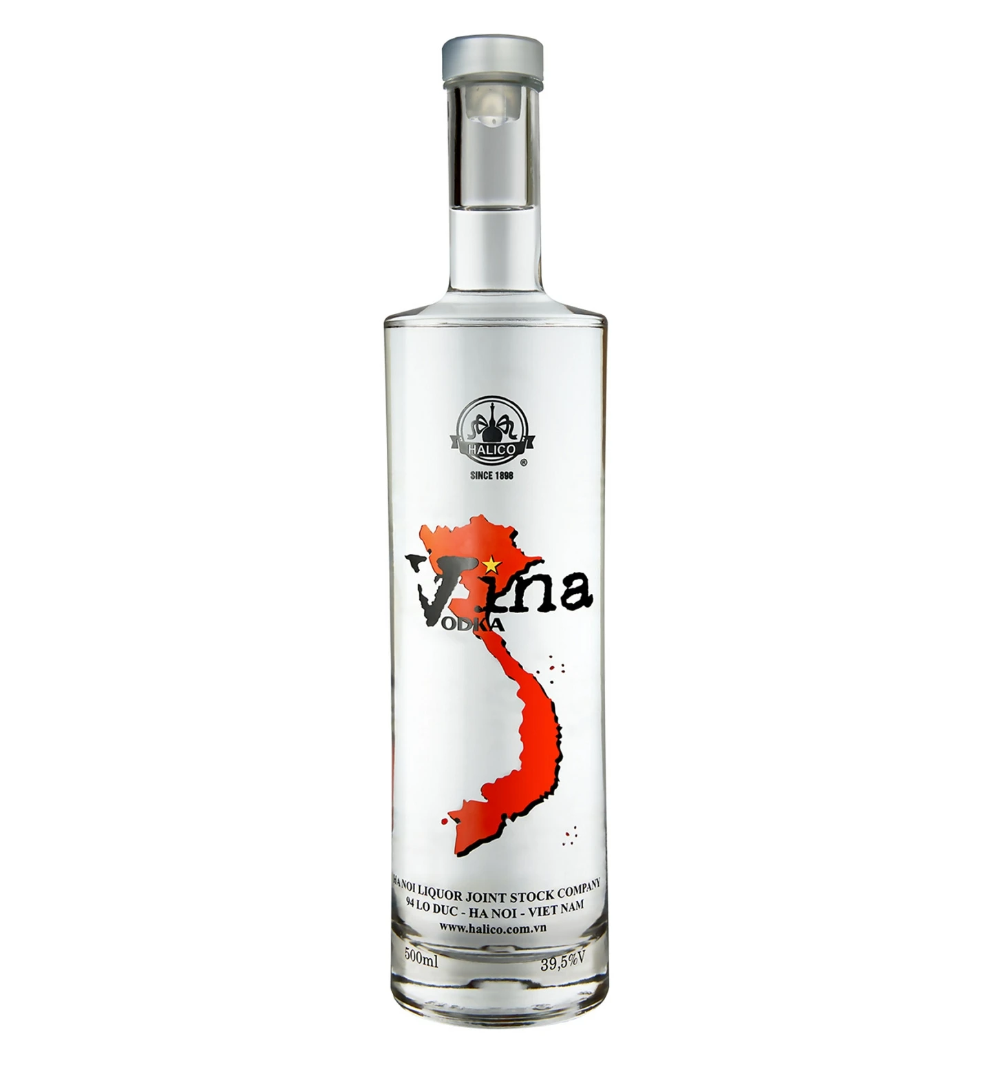 39.5% Strong Natural Ecological Raw Materials Unique Product Alcohol Premium Quality Vina Vodka made in Vietnam