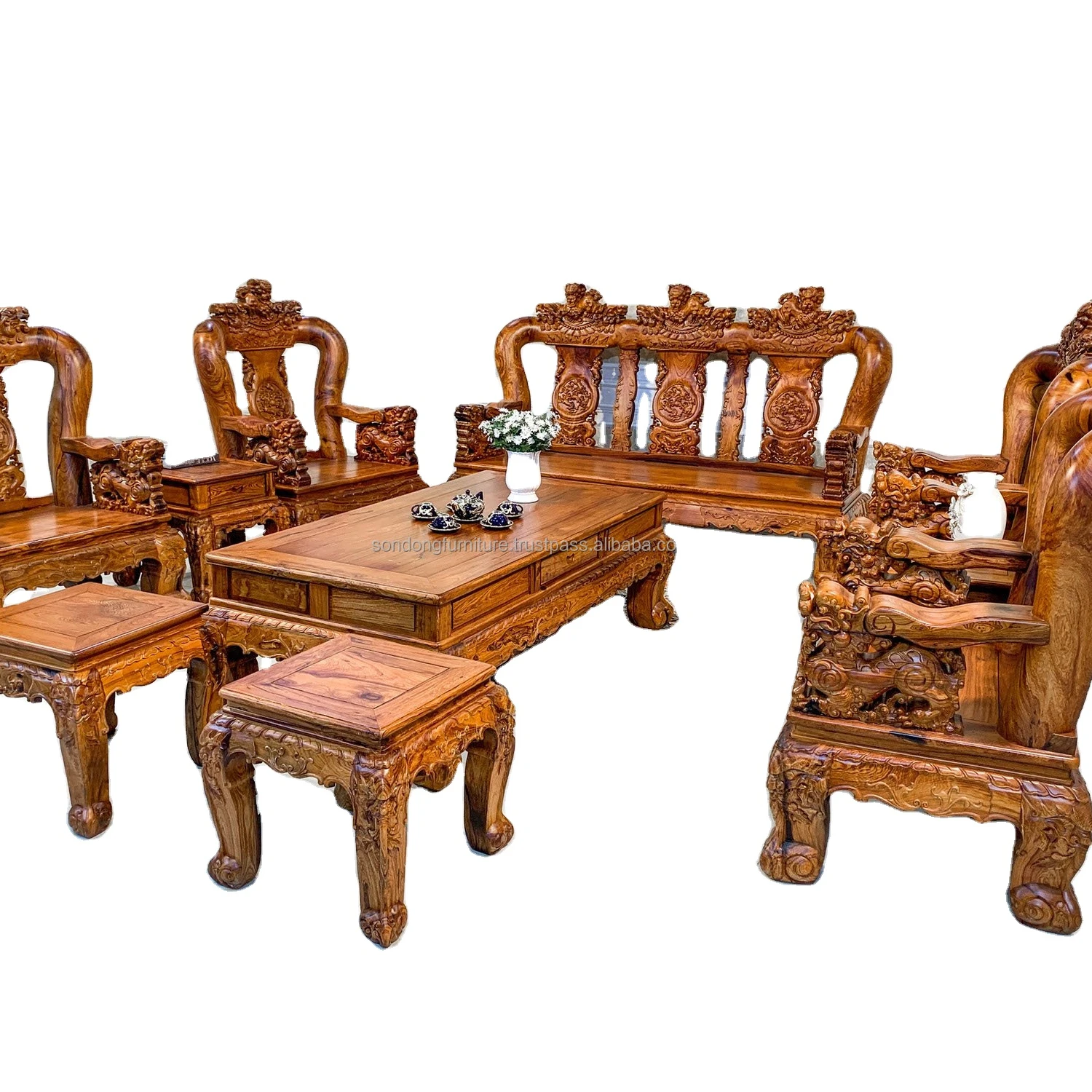 Набор столов и стульев с деревянной колонкой из парчи 16, красиво