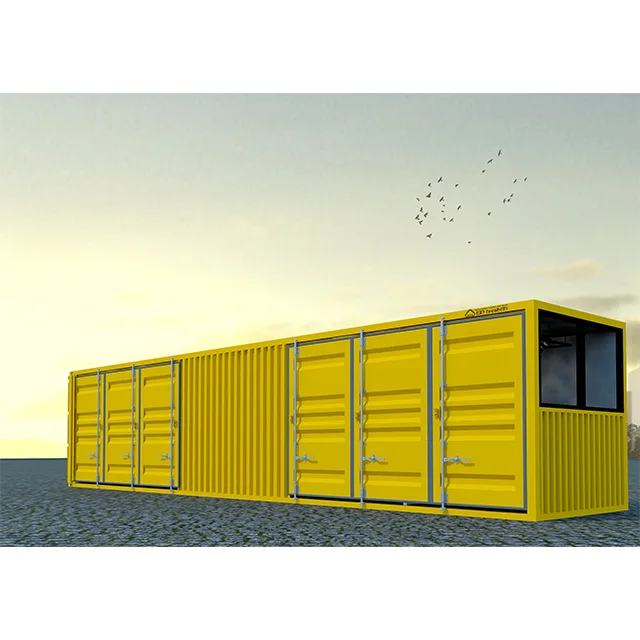 
Made in Korea Top Sale High quality 40ft hc sliding roof container with side door/ side open container 