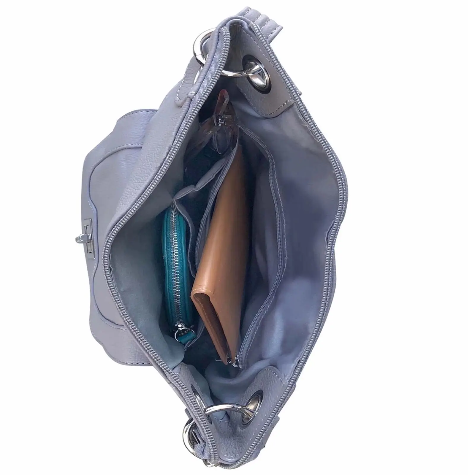 Womens Conceal Carry Gun Crossbody Bag Genuine Leather Purse Square Handbag women messenger bags