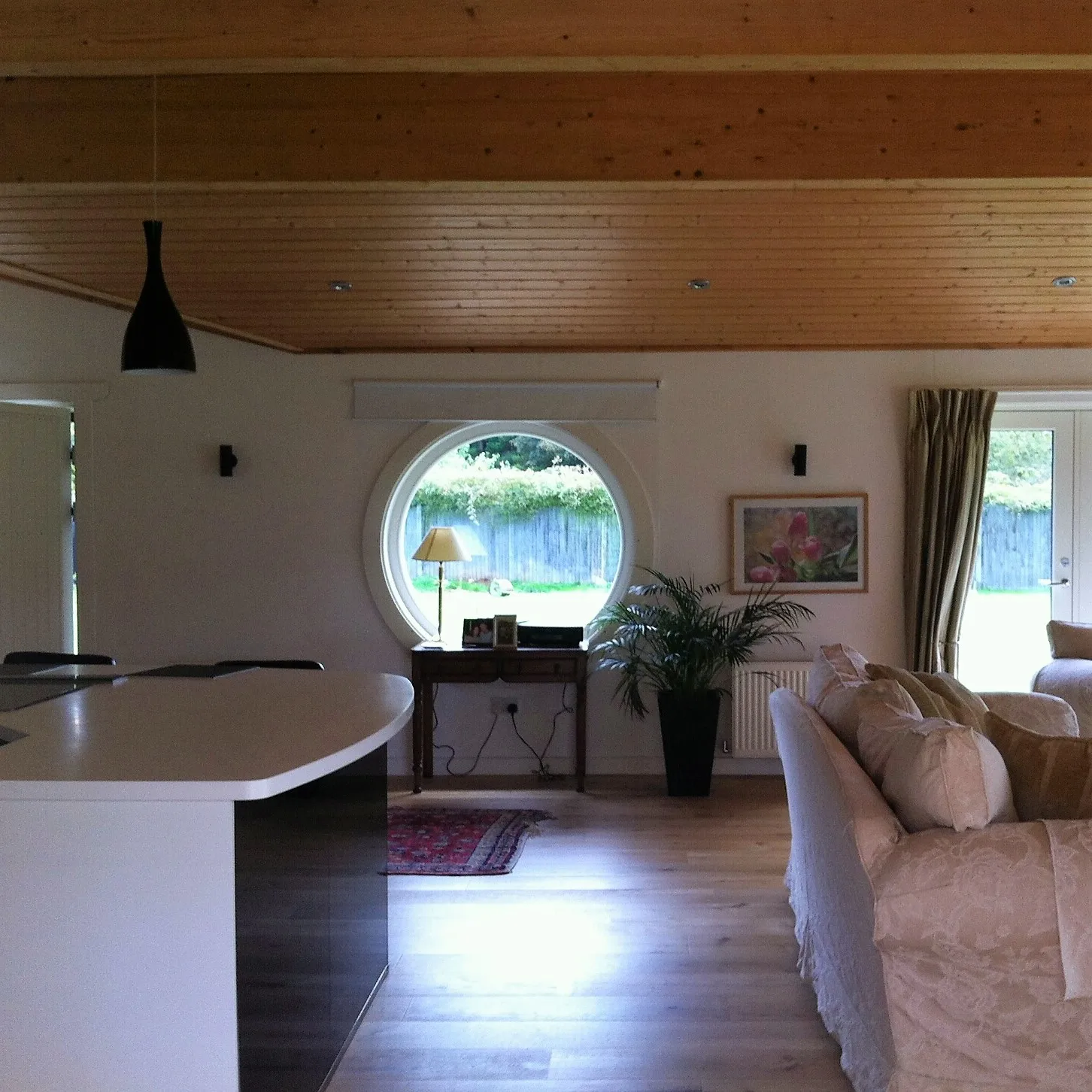 log house twin unit 6,8x20 m energy efficient hybrid log wall individual architecture