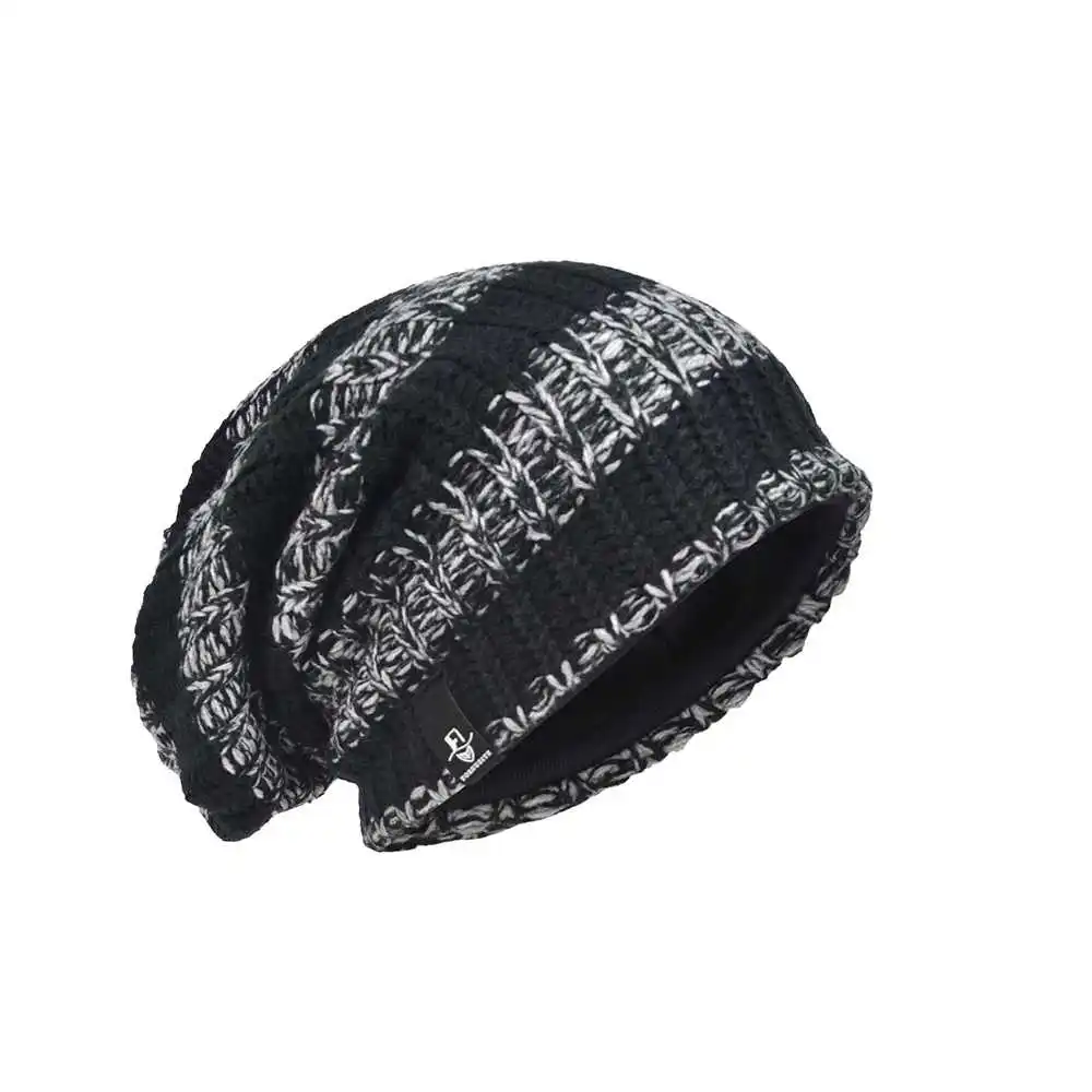 Top Quality Winter Wear Warm Branded Beanie Caps For Men In Blue Color Casual Wear Winter Caps