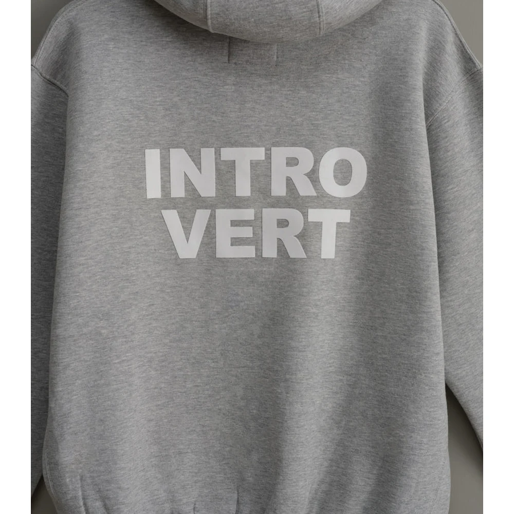 Custom logo Hoodie 20% polyfleece and 80% cotton Relaxed fit High quality YKK zip