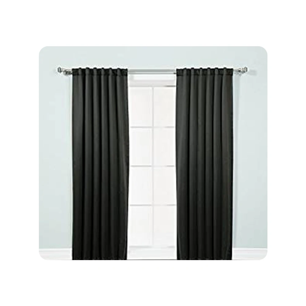 Good Quality Hot Sale Customized Design Modern Style 100% Cotton Linen Window Curtains for Living Room