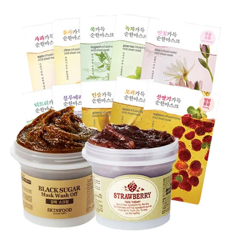 [SKIN FOOD] black sugar mask wash off 100g _ KOREA COSMETIC