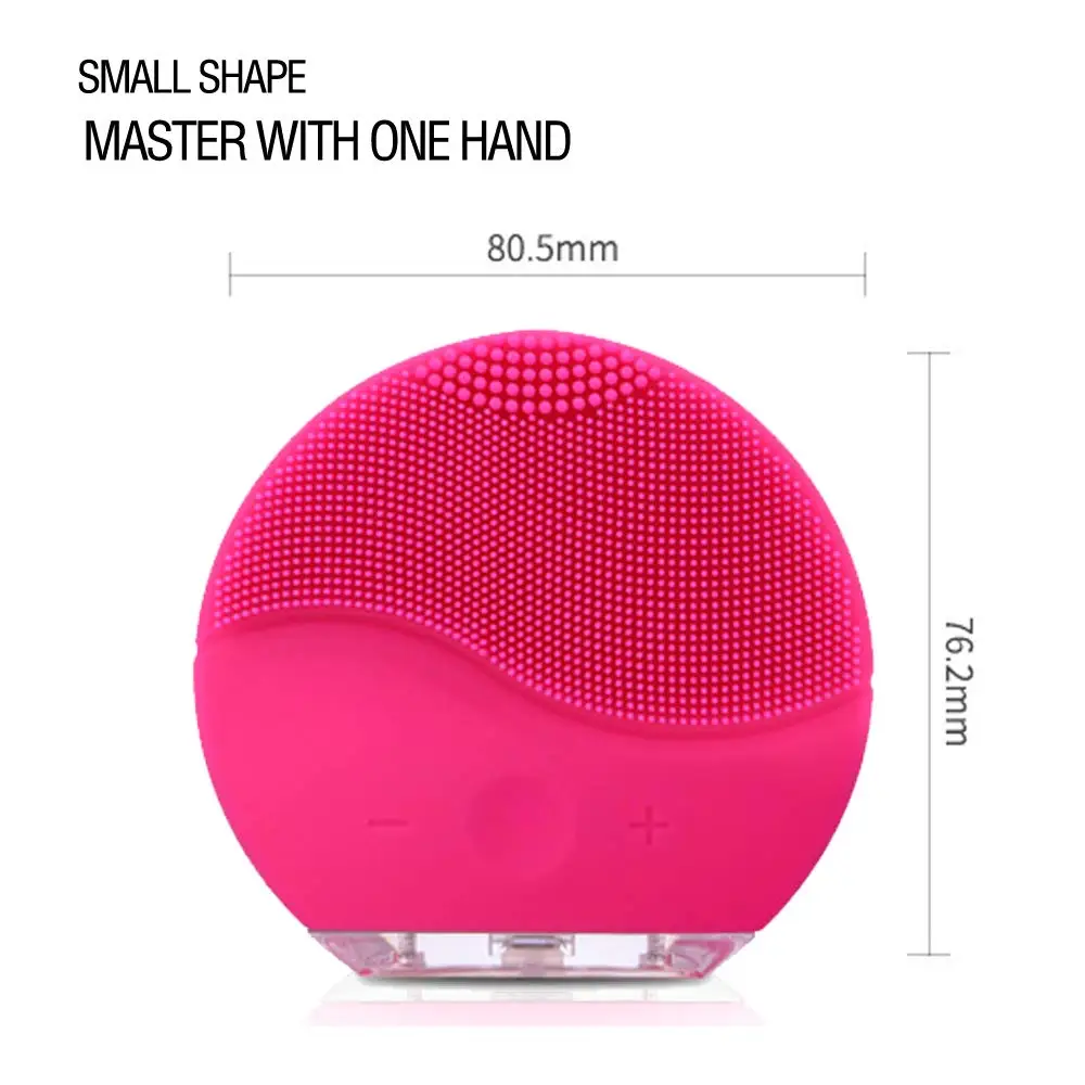 2021  hot selling silicone facial cleansing brush ,electric face scrubber massager, deep cleanse, skin care  IPX7 waterproof