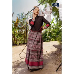 Лидер продаж тайские повседневные женские платья товары премиум-класса ручная работа Лада Лана коллекция 025 тайский голубой набор