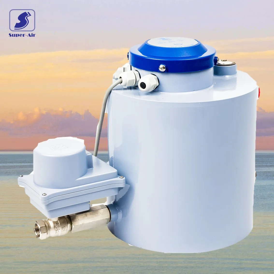 Taiwan Made Exceptional Motorized Ball Valve Type Zero Air Loss Automatic Condensate Drain for Air Compressor System