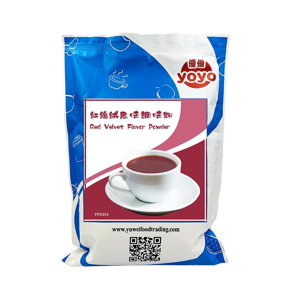 Молочный чай порошок красный бархат шоколад аромат напитков