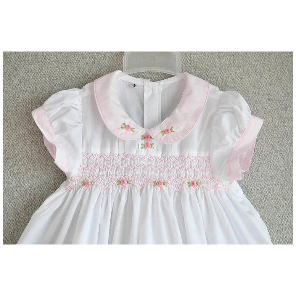 Little Girls Vintage Dresses 2 To 7 Years Smocked Dress Girl For Special Occasions From Manufacturer Vietnam