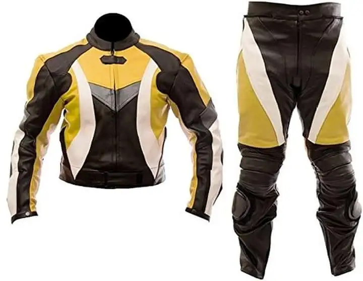 Custom make motor bike high quality sports suit Two Piece Leather Motorcycle Suit