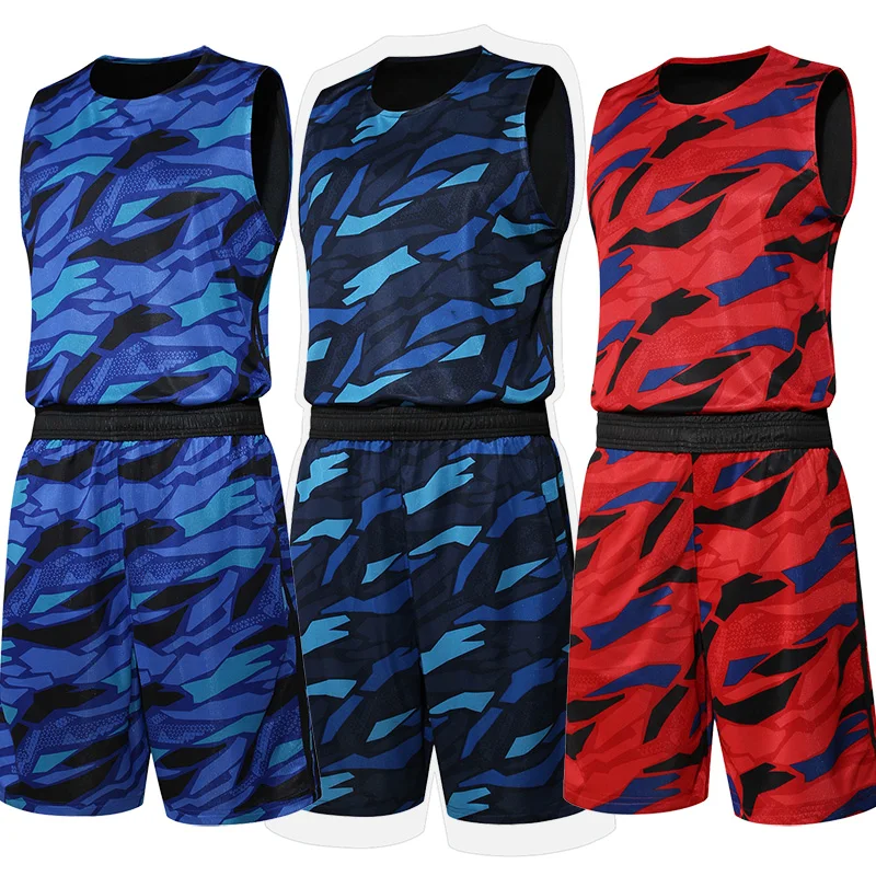 Camouflage Basketball Jersey Best Sublimated Reversible Custom Basketball Jerseys Design, Camo Cheap Basketball Jersey Uniform