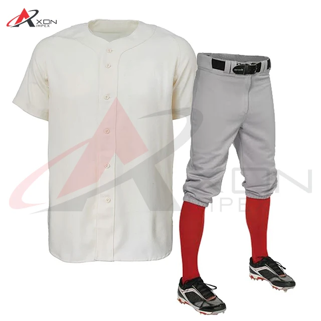 
High Quality Embroidered design Ultra sift Baseball Uniform 