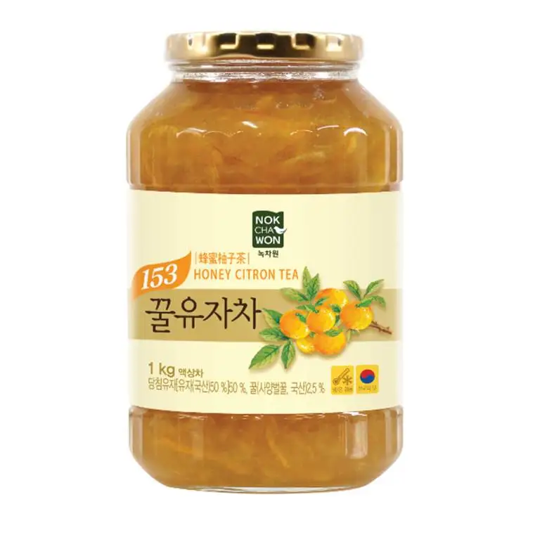 Korean Honey Citron Tea 1KG Healthy Fruit Tea Citron Desserts and Drinks Home cafe Various Uses Yuzu