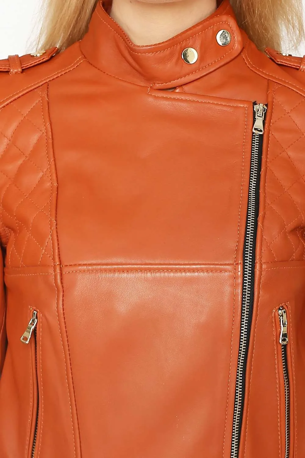 Short Leather Jacket Women New Style Leather Jacket 2022 Available in All Color Customize LOGO and Label Best for Private Label