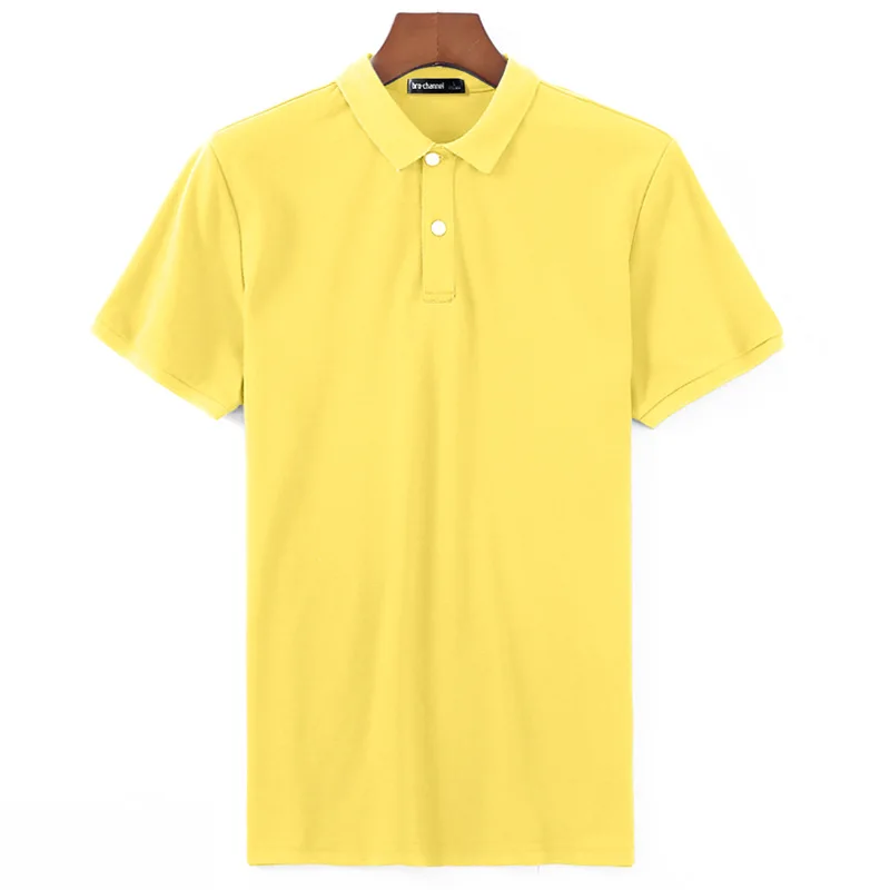 Polo Customized Cheap Solid Color 100% Polyester Lapel Short Sleeve T-shirt Polo T- shirts golf t-shirts high quality with logo