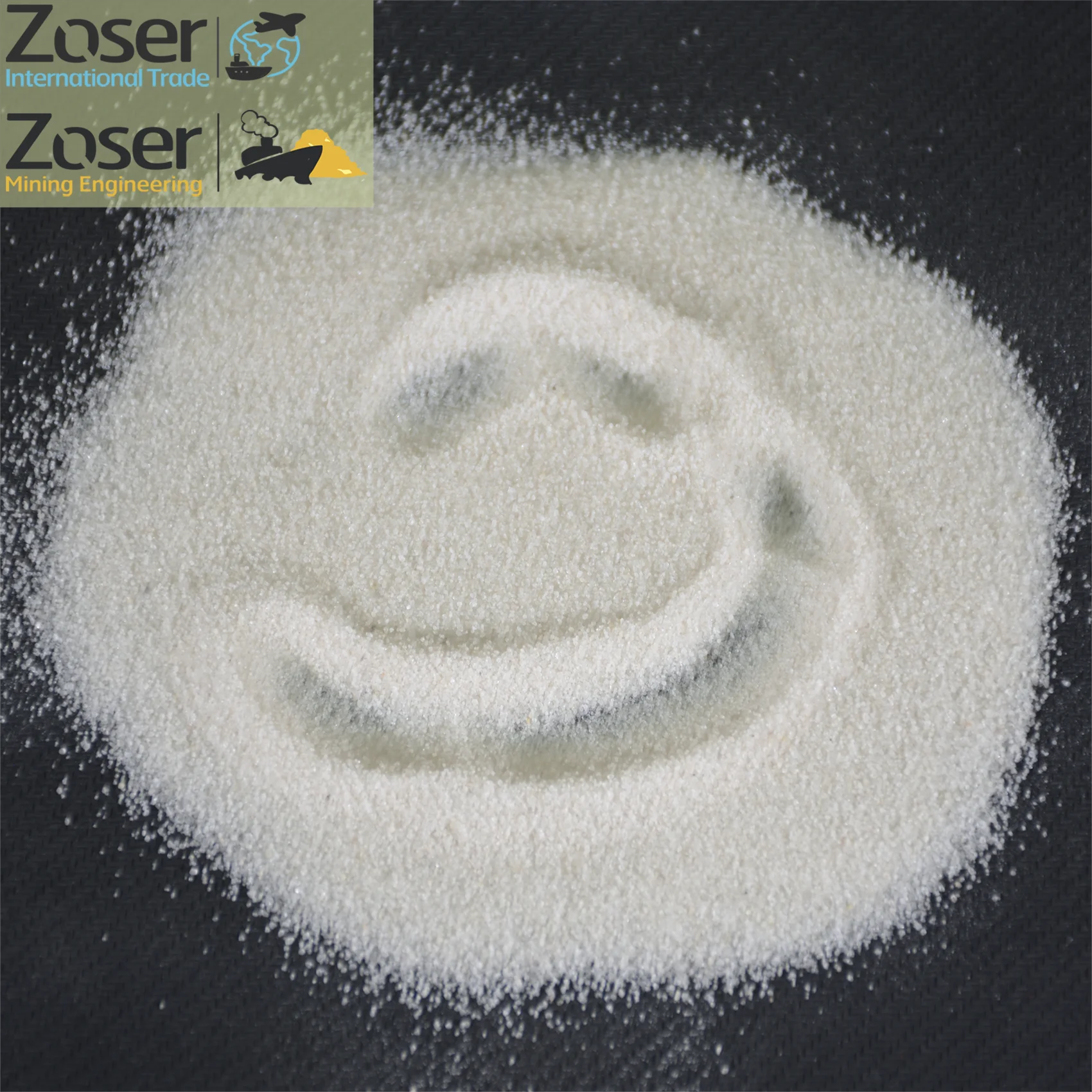 
Silica Sand, SiO2 99.6%, Fe2O3 0.010%. For Glass Production 