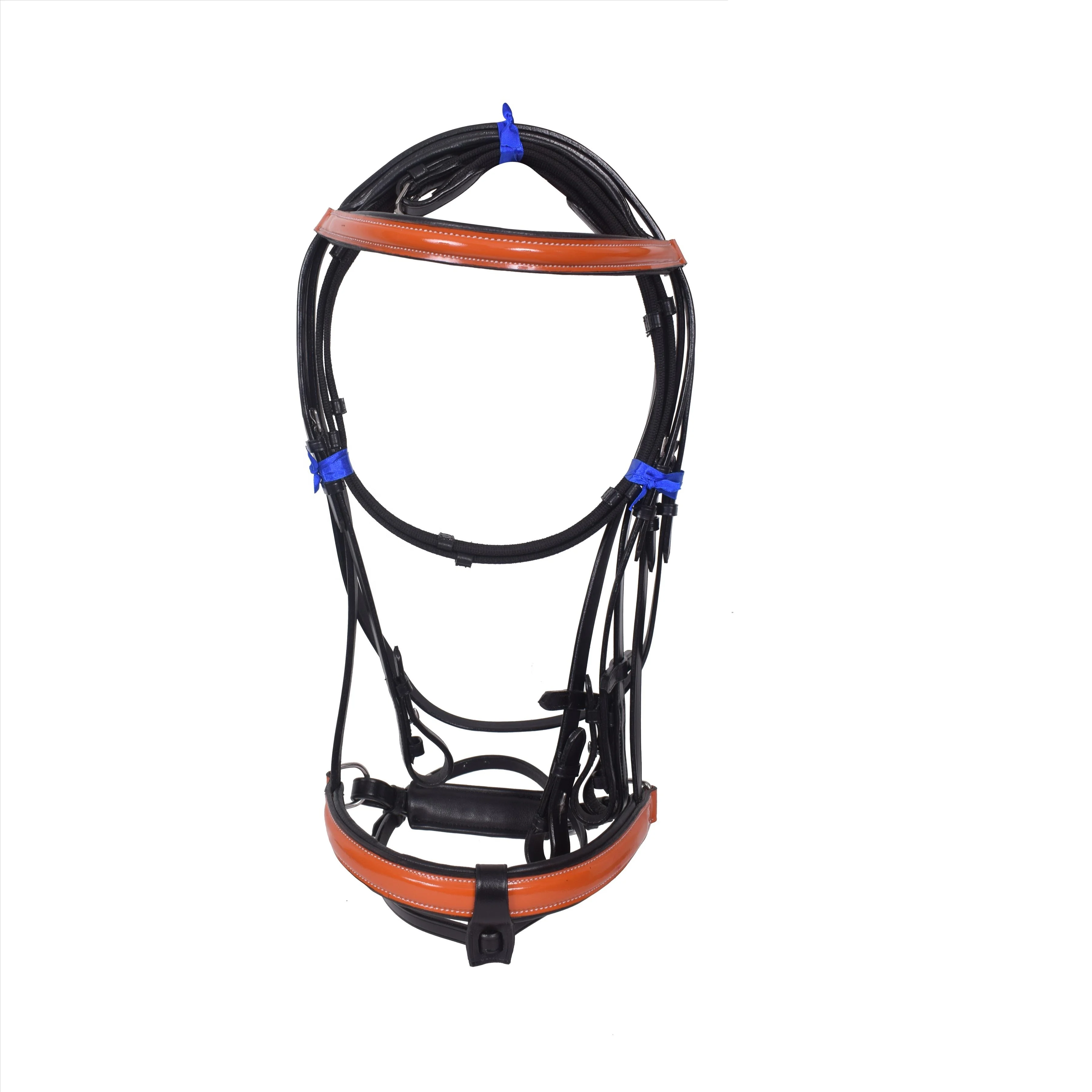 Purple & Pink Patent Leather Horse Riding Bridle Set Suppliers SS and Brass Buckles Hardware