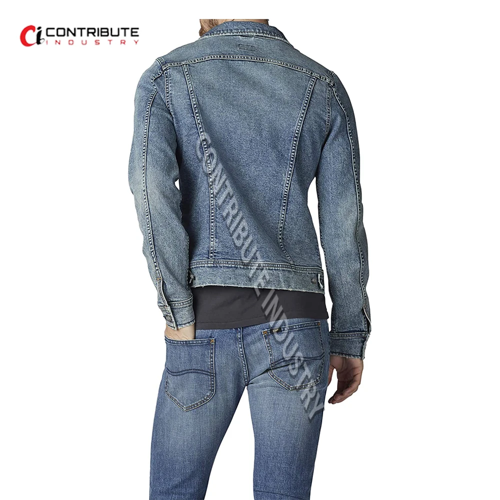 Denim Jackets Men Hot Selling Working Denim Suits Overalls Jackets for Men