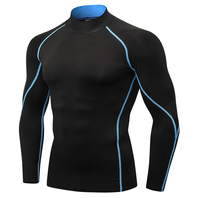 Four way Stretch Training Quick drying Breathable T shirt Active Wear Men Rash Guard Shirts Custom Swimwear