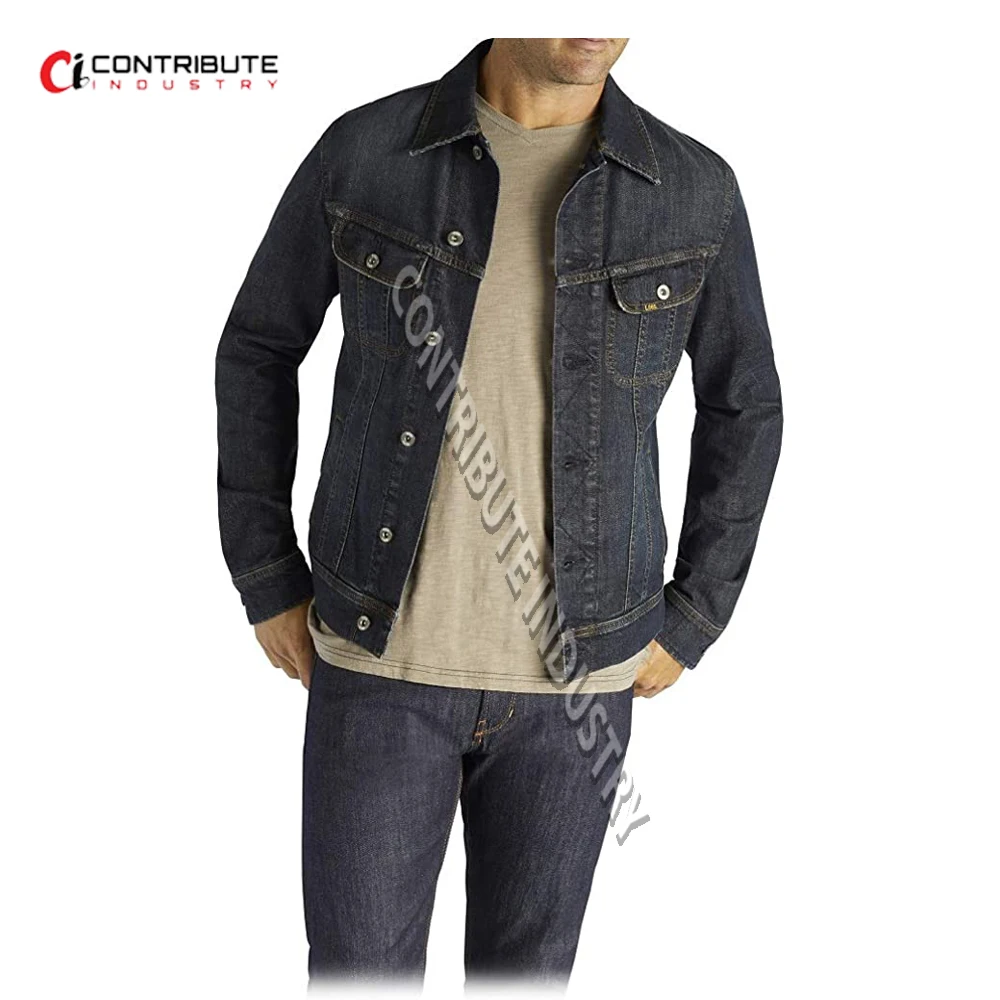 Denim Jackets Men Hot Selling Working Denim Suits Overalls Jackets for Men