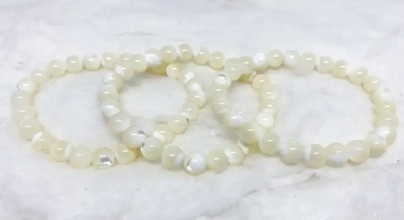  Самый продаваемый удивительный браслет I MOP Круглый из бисера