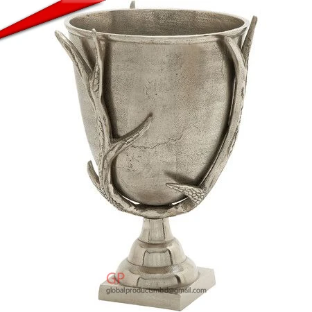 luxury deer antler shape handles ice bucket for bar wine and champagne cooler party weddings