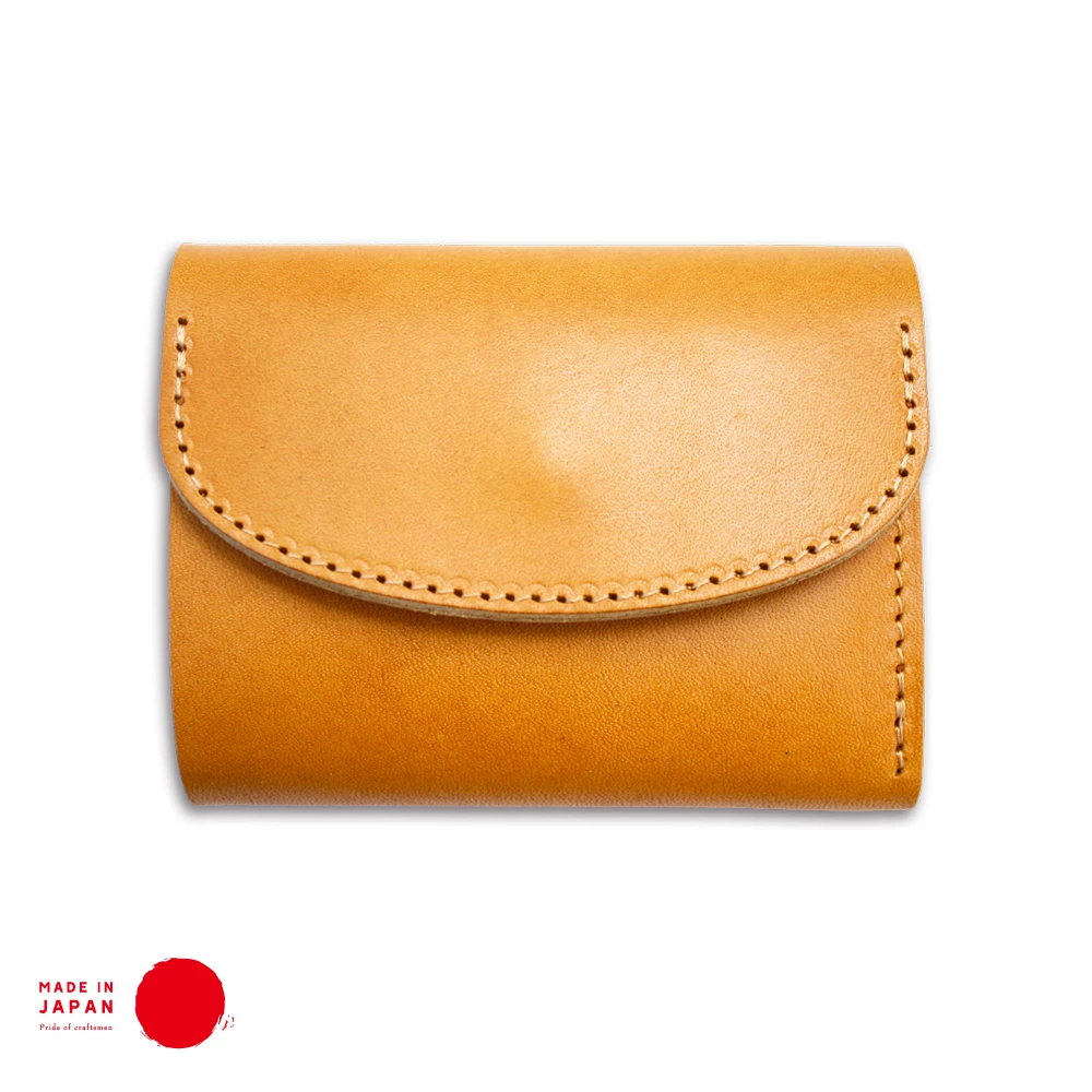 [ TOCHIGI LEATHER ] Trifold Wallet - Made in Japan