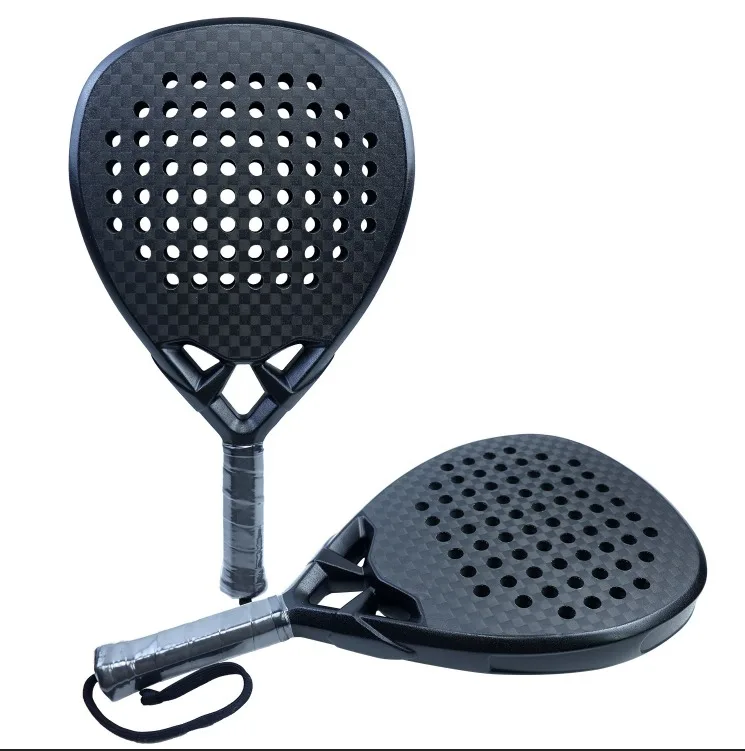 Custom Composite 3K 12K 18K 100% Carbon Racket 38mm Thick High Quality Soft EVA Core Paddle Rackets