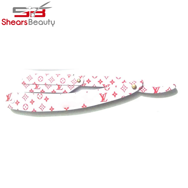 Парикмахерская бритва с прямым краем для мужчин из нержавеющей стали одним острыми лезвиями