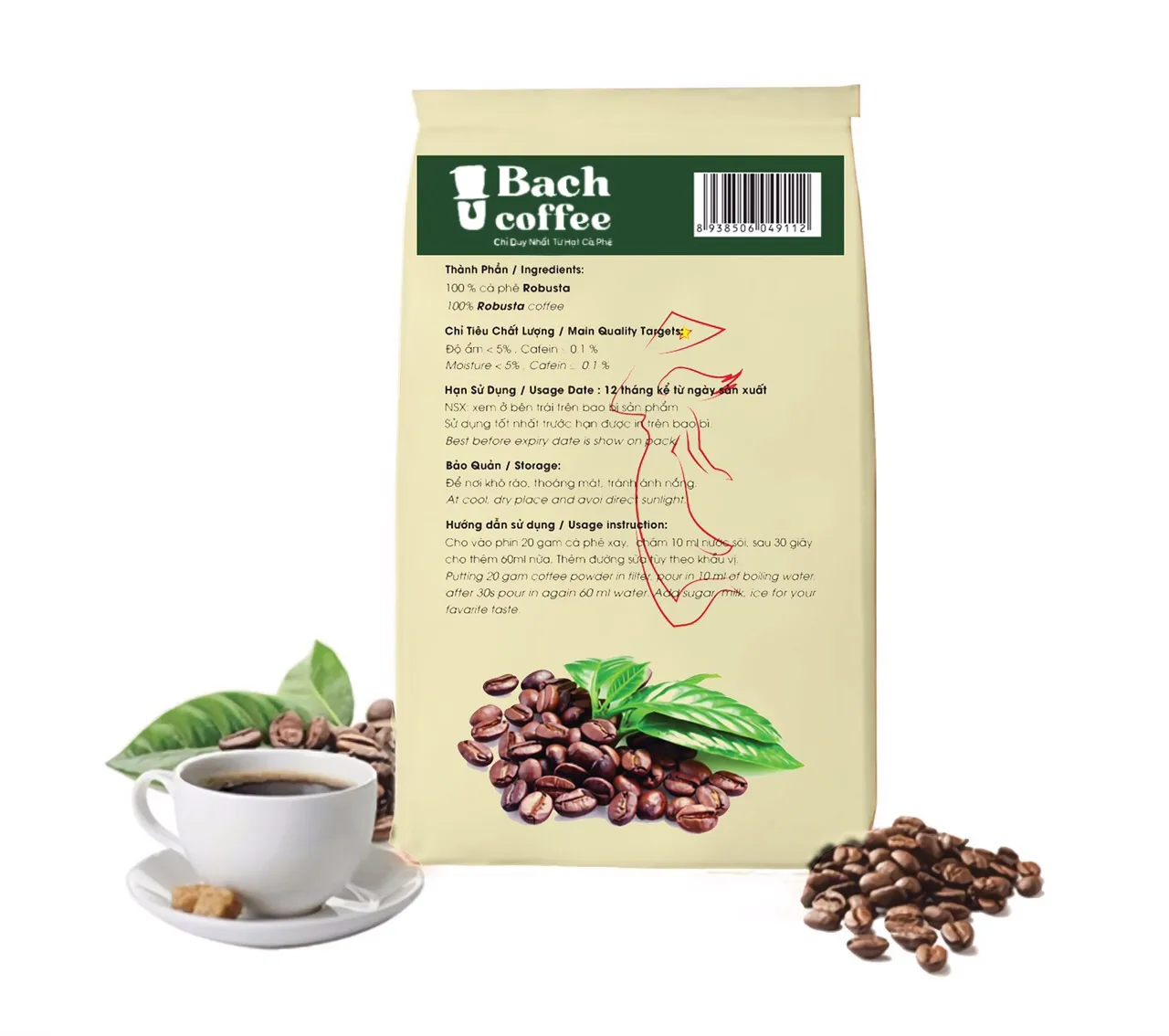 100% Decaffeinated Whole Coffee Beans Smooth Dark Roast Low Acidity All Natural Single Origin Caffeine Free.- Fair  Direct Trade