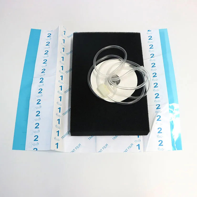 BLUENJOY Transparent Film Dressing +Foam+Capula with Plastic tube Disposable NPWT Dressing Kits for Wound Care