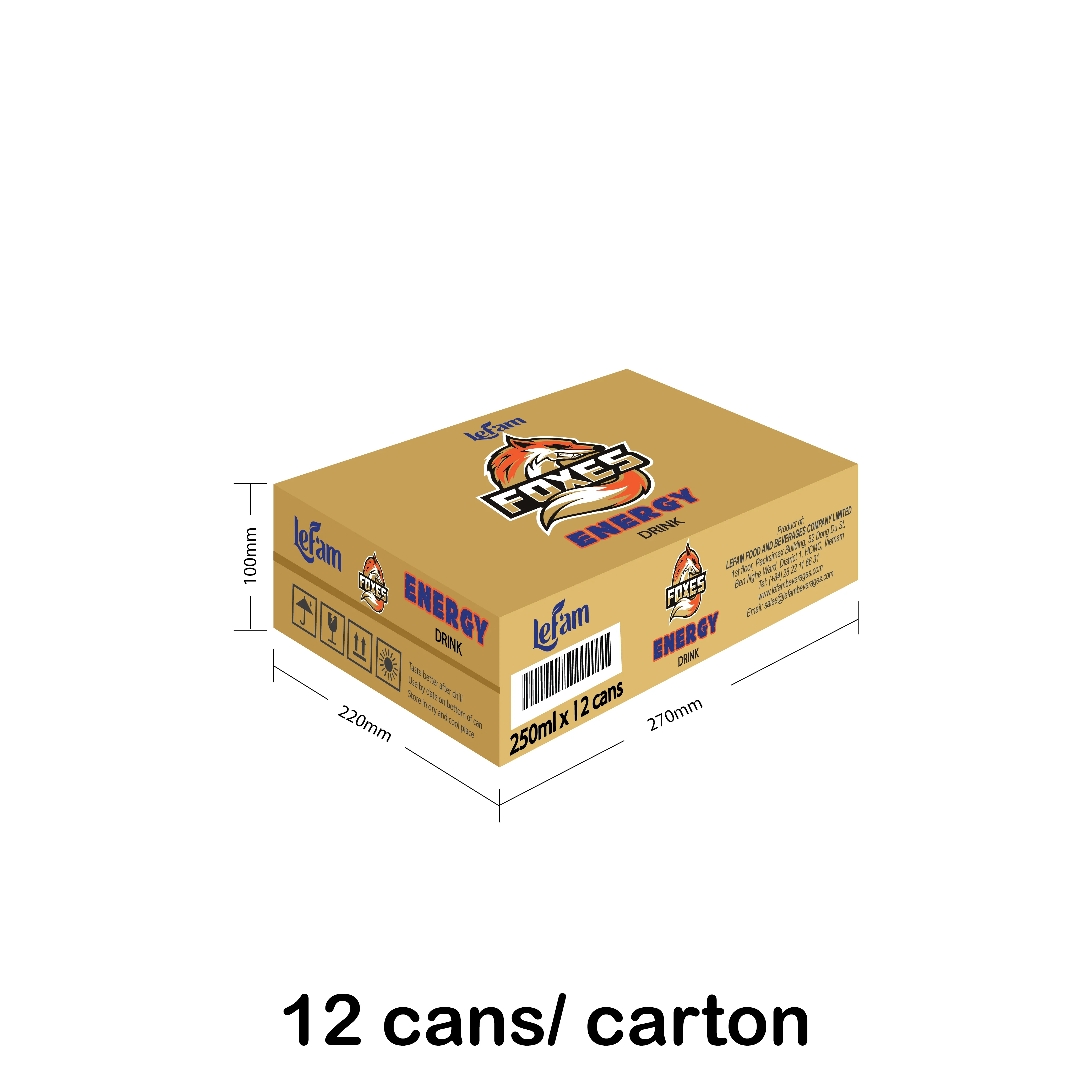 11.2 Oz Carbonated Energy Drink Alu Can Instant Drink Free Sample boost energy effectively Vietnam Beverages Hot Promotion