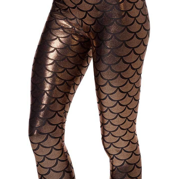 New Top Sale Black Milk Digital Print Women Mermaid Fish Scale Leggings Plus Size S M L XL XXL XXXL Seamless Running Leggings