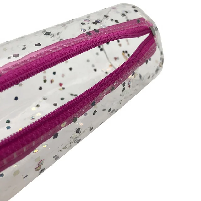 Eco-friendly Stationery Custom Flexible PVC pouch Stylish Pen Multi-Colored Cosmetic Zipper Pouch