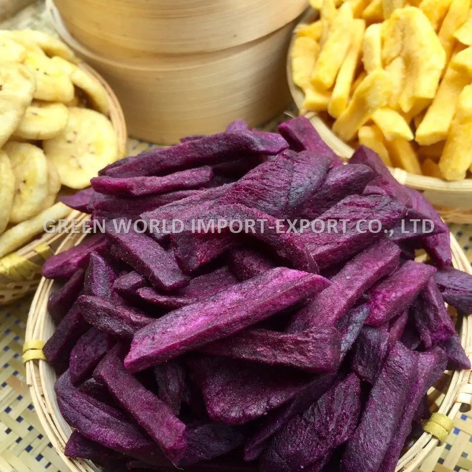 TASTY TARO CHIPS - CRISPY SWEET POTATO SNACK - DRIED VEGETABLES CHIPS FOR HEALTH FROM VIETNAM WHOLESALER WITH CHEAPEST PRICE