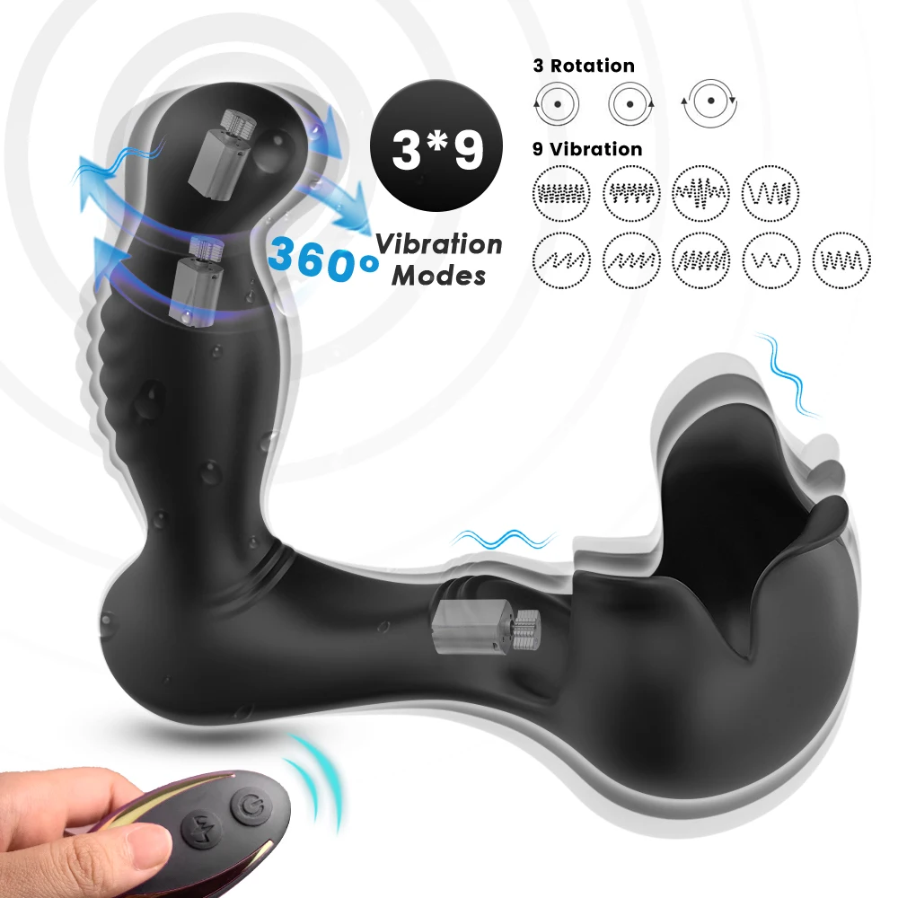 Original factory multi function masturbation device 9 speed prostate massage vibrator