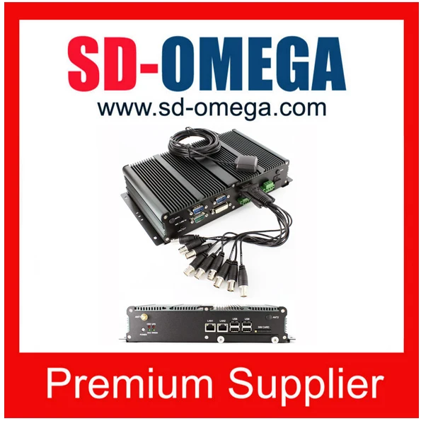 SD3610-V4 Intel Core i7-5650U Гибридный Мобильный DVR видеонаблюдения с 4 канала камеры мини-ПК автомобиля