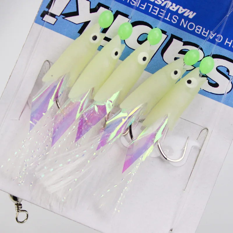 Pesca Feather rigs for sea Fishing sabiki rigs
