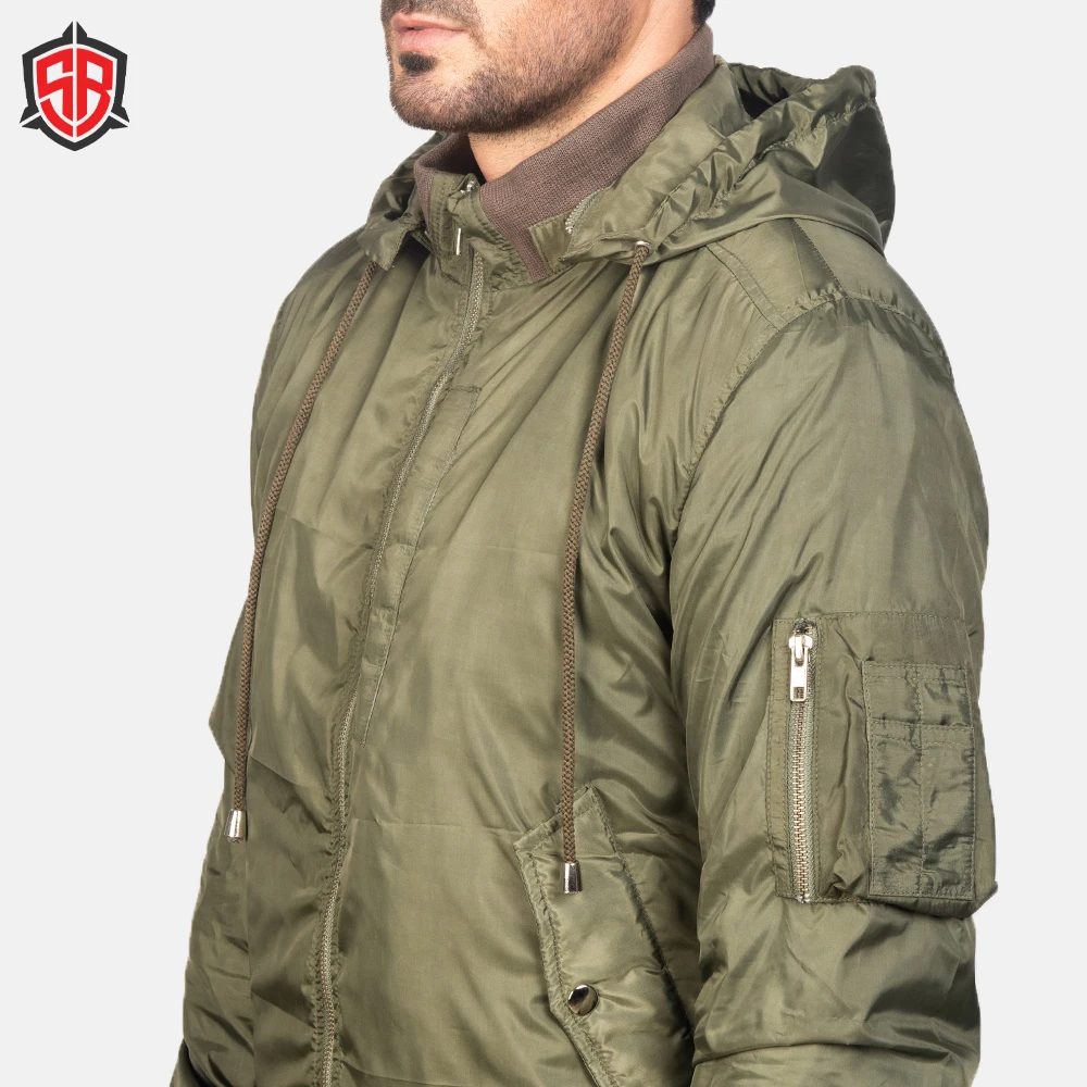 Куртки-бомберы OEM с логотипом на заказ Осенние водонепроницаемые нейлоновые мужские летные куртки MA1 куртка-бомбер мужская