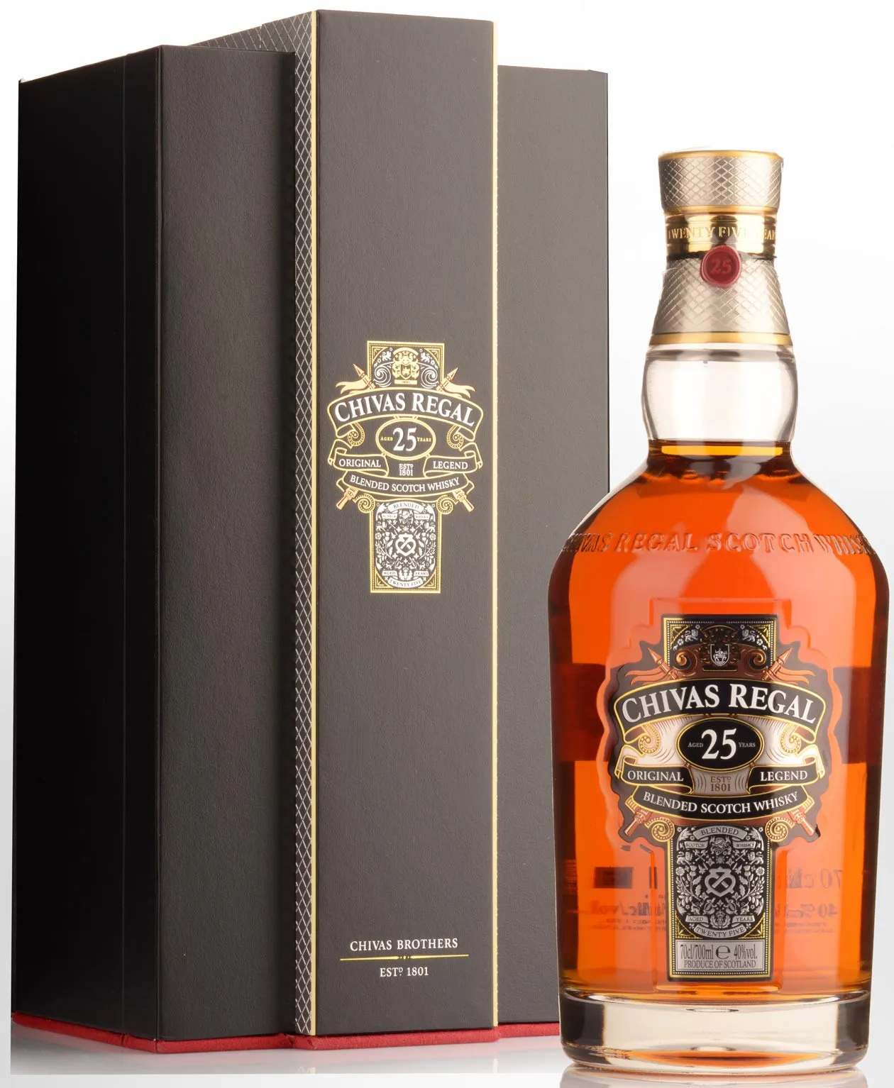 
40%vol. 0.7l Original Chivas Regal 12 and 18 years 