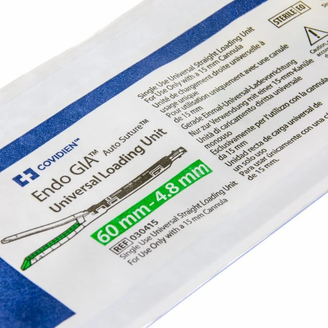 Endo GIA Универсальный 60-4,8 прямой зеленый-каждый стерильный медицинский клей и швов 3 года скобы 60 мм