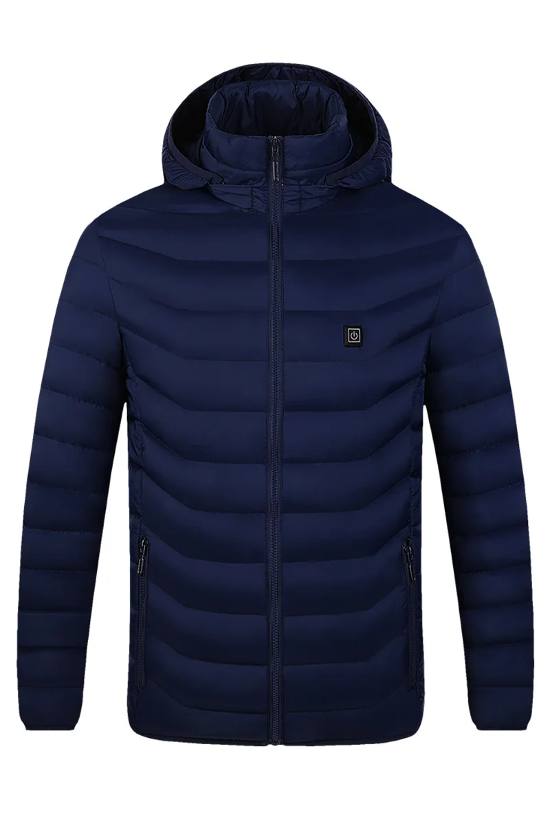 Мужская женская и детская зимняя модная куртка унисекс теплая водонепроницаемая Женская толстовка с длинным рукавом подогревом