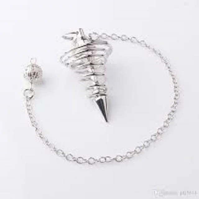 Spiral Brass Or Metal Pendulum Wholesale Best Quality Brass Pendulum For Dowsing Healing Reiki For Sale