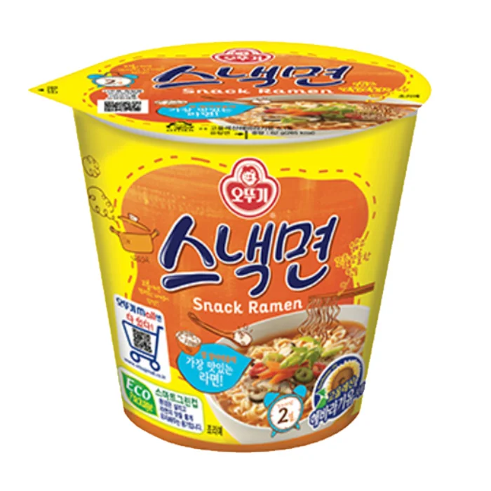 
Ottogi Stir-fried Black Bean Noodles 120gx12ea, South korean instant noodles, ramen 