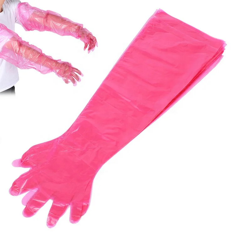 Перчатки для защиты рук до плеч сверхчувствительное ветеринарное оборудование