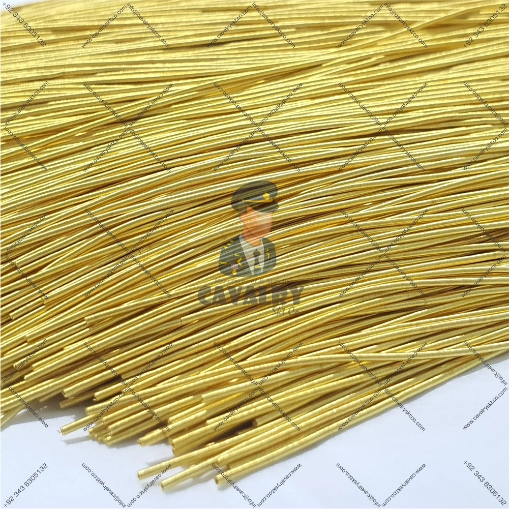 Suppliers High Quality French Bullion Wire | Spanish Gold Dull Canutillo